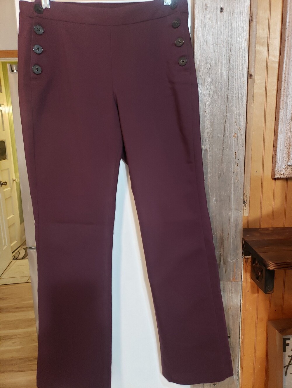 Express Columnist Sailor Midrise Bootcut Pant 10reg Office Work